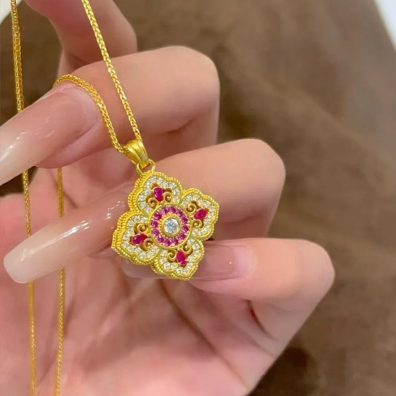 Vintage de luxo oco 4 folhas t - Red Clover Flower avaliação e preço