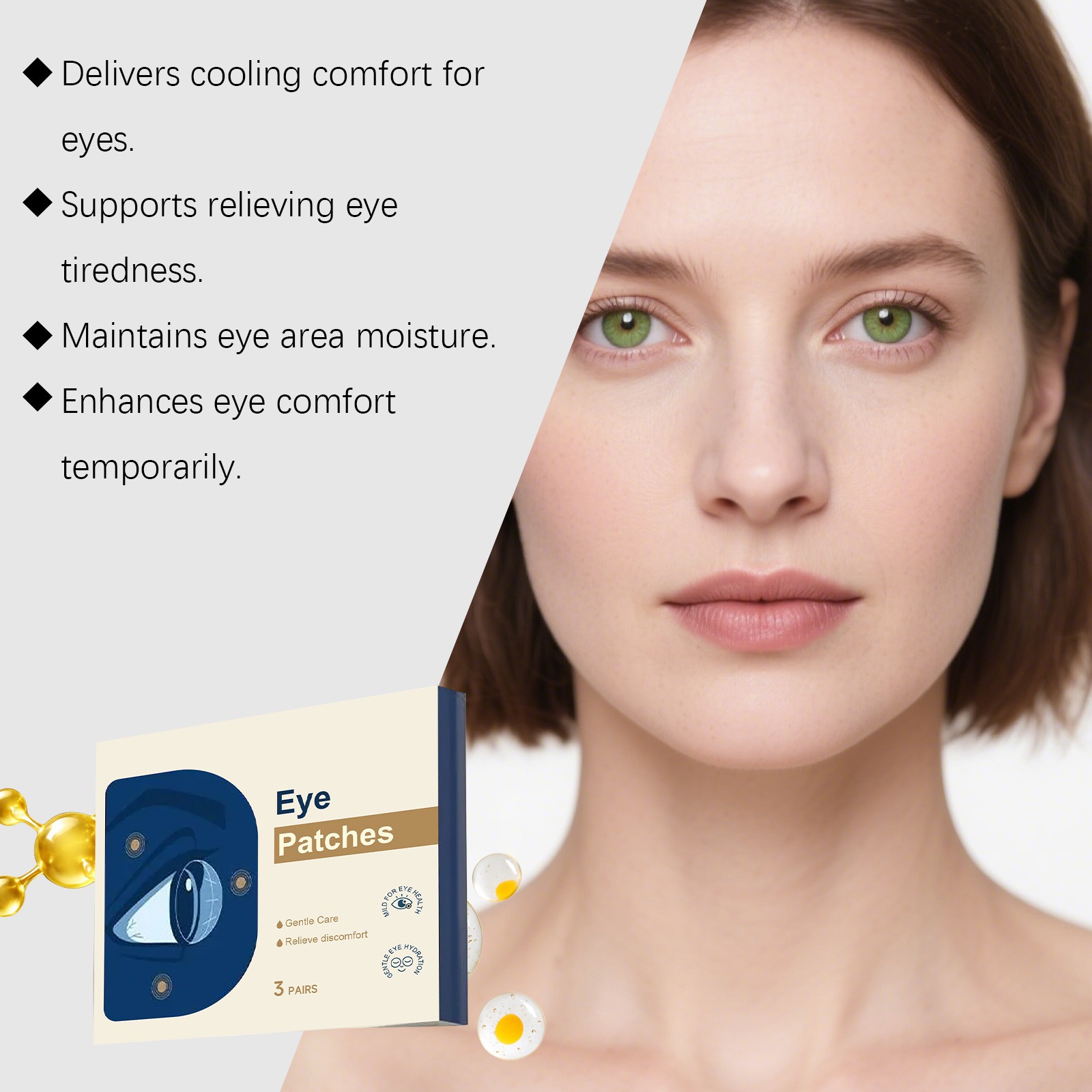 Remendo calmante para os olhos - Herbal Zone avaliação e preço