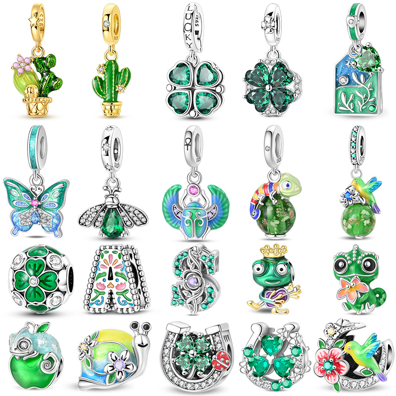 Novo Pingente de Prata 925 com - Red Clover Flower avaliação e preço