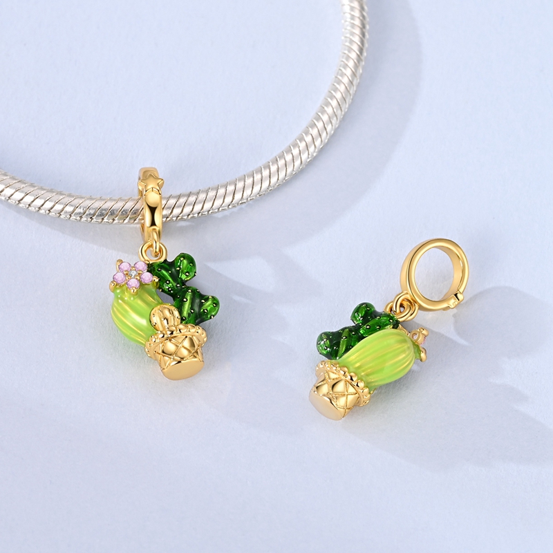 Novo Pingente de Prata 925 com - Red Clover Flower avaliação e preço