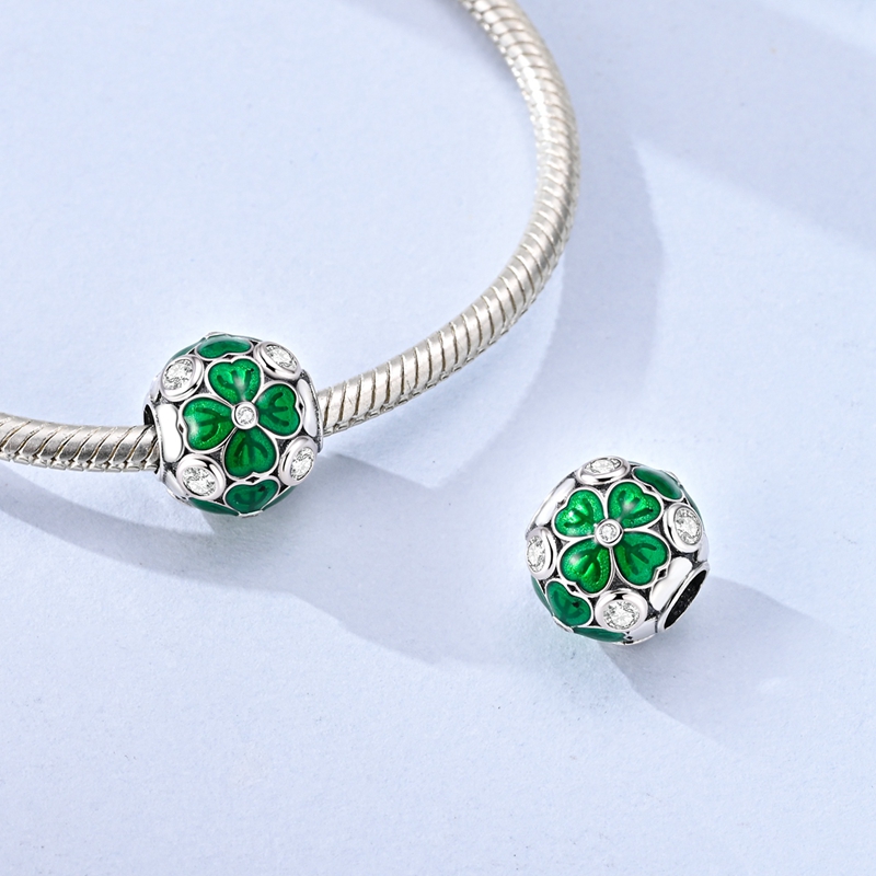 Novo Pingente de Prata 925 com - Red Clover Flower avaliação e preço